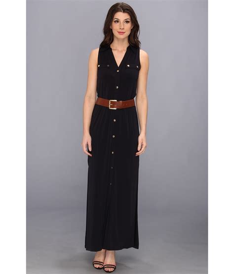 maxi dress michael kors|michael kors sleeveless maxi dress.